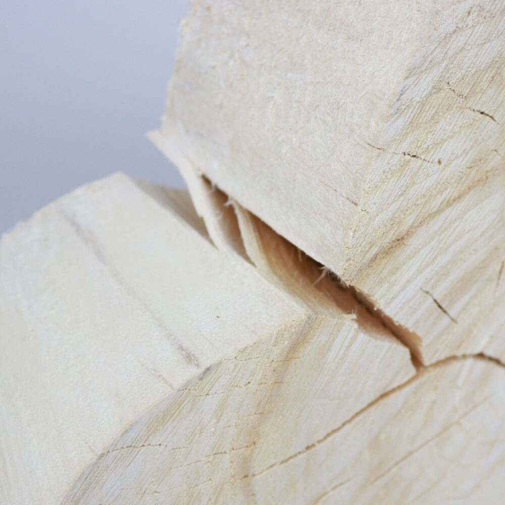 Herz aus Baumscheibe Holzdekoration