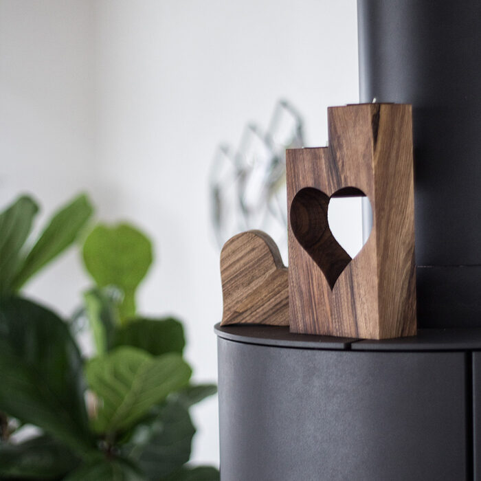 Telicht Deko Holz