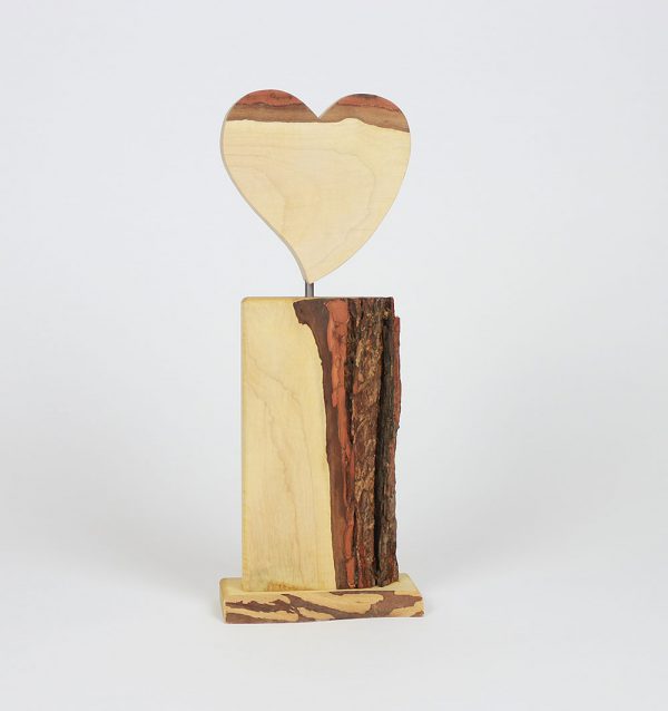 Herz Deko aus Holz