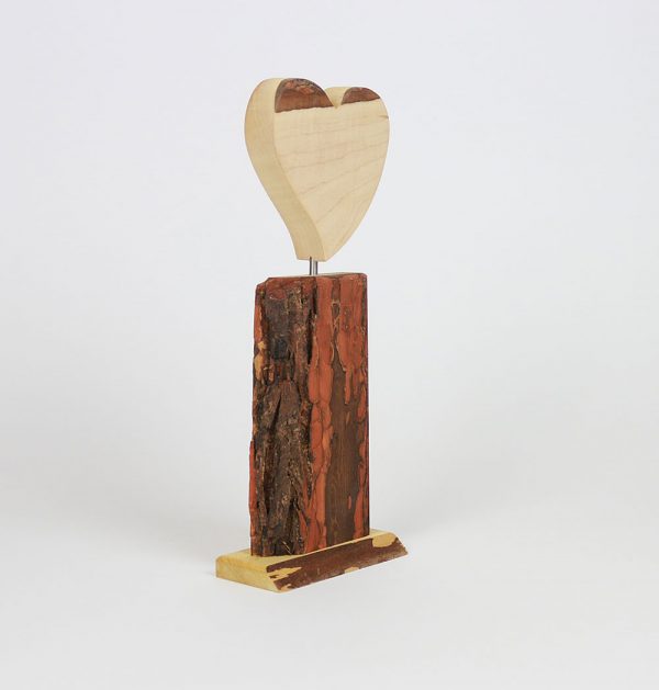 Herz Deko aus Holz