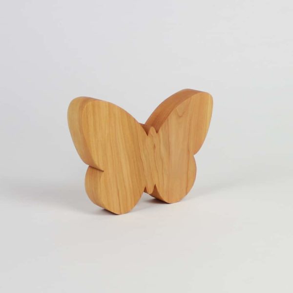 Verschenke handgemachte Holzdeko Schmetterling