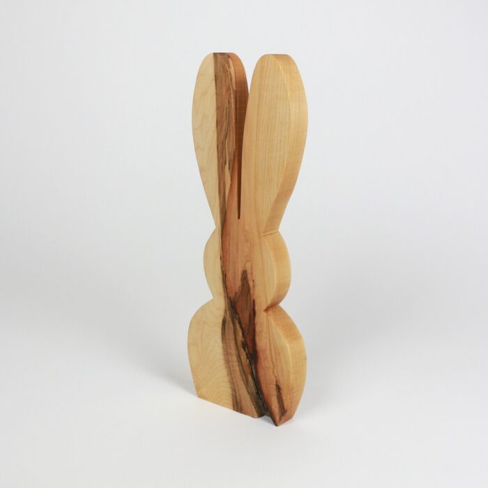 Hase aus Holz fürs Osterfest