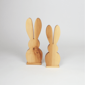 Osterdeko Holzhase mit langen Ohren - Geschenke aus Holz zu Ostern