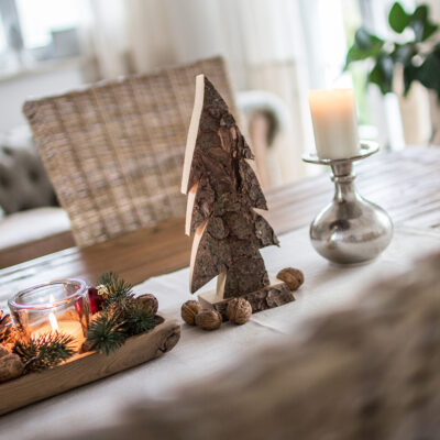 Rindenbaum Rustikal - Hinum Und Herum - Tannenbaum Aus Holz